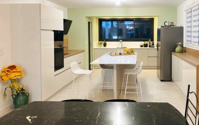 renovation maison individuelle castelnau cuisine