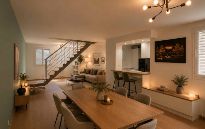 montpellier renovation appartement architecte escalier